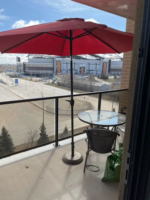 Patio Umbrella and Base/Stand