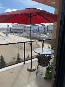 Patio Umbrella and Base/Stand