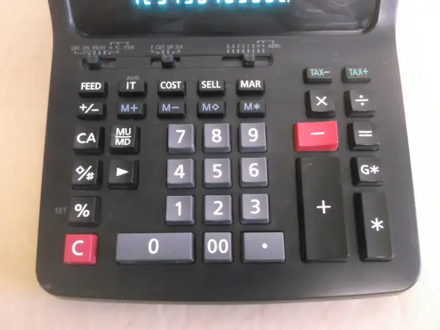 Casio FR-2650TM 12 Digit Retail desktop printing Calculator - Photo 2