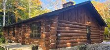 Northern Log Home (Refinishing Log Homes)