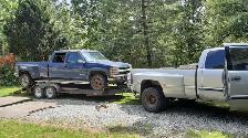 Man with a truck hauling