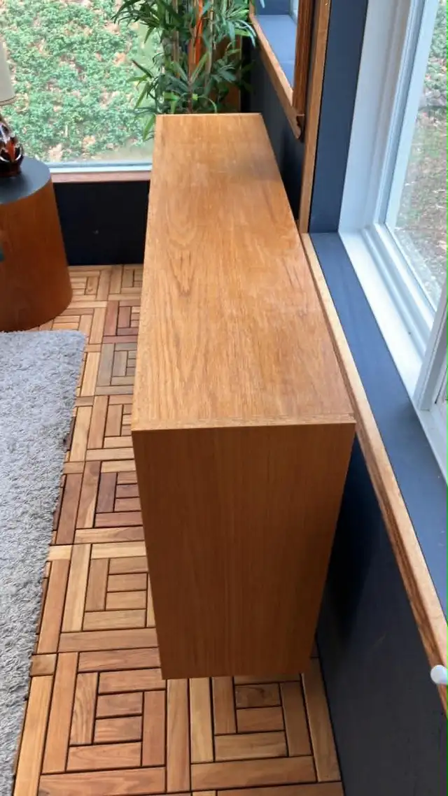 Mid century. Crédence, buffet, bibliothèque. Lampe teak teck PAS - Photo 8