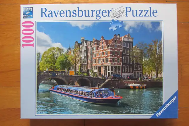 Casse-tête 1000 pièces, Ravensburger, Voyage à Amsterdam