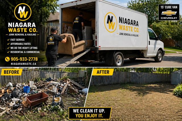 Same Day Junk Removal – Fast, Affordable, Niagara Waste Co.
