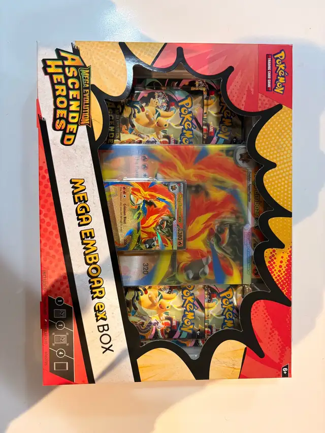 Ascended Heroes - Mega Emboar Ex Box