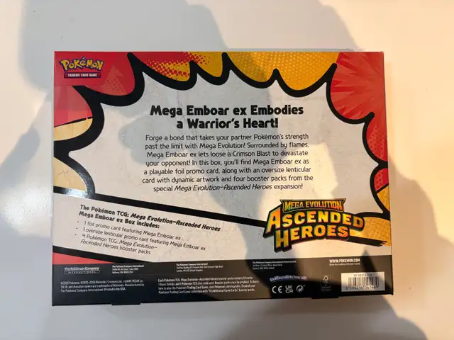 Ascended Heroes - Mega Emboar Ex Box - Photo 2