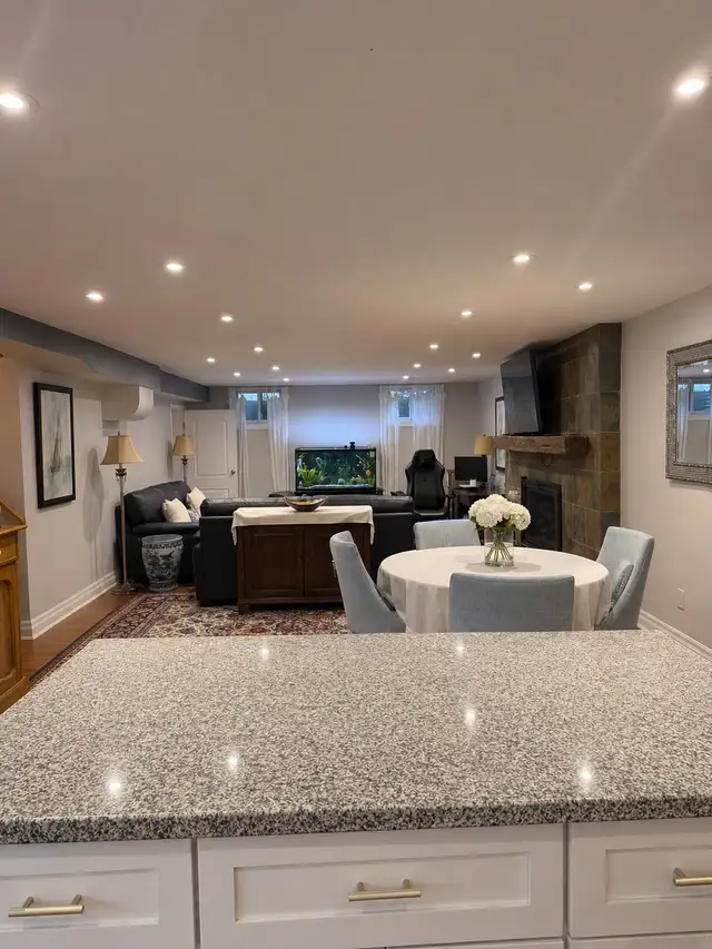 2 bedroom plus den basement apartment