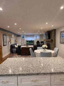 2 bedroom plus den basement apartment