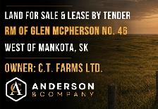 Land for Sale & Lease by Tender -RM of Glen McPherson