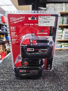 Ensemble 2 batteries M18 5AH