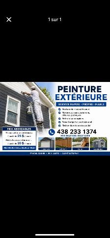 Peinture extérieure – Service rapide et professionnel