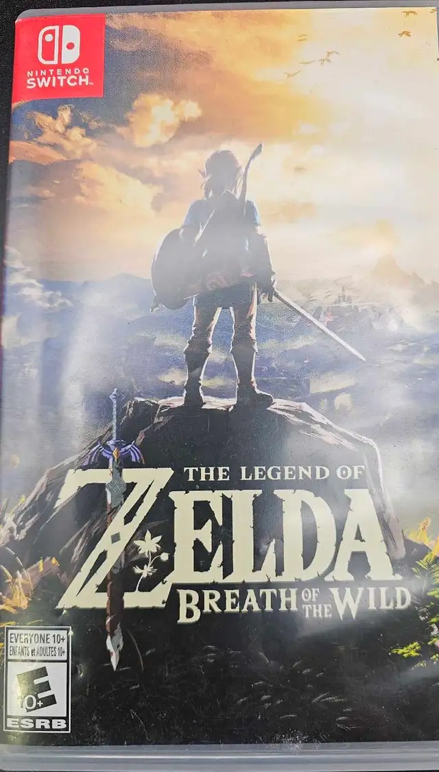 NINTENDO SWITCH GAME ZELDA BREATH OF THE WILD