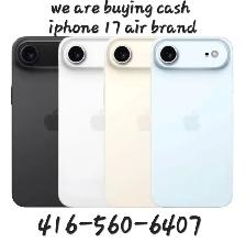 are buying cash iPhone 17 air Brand