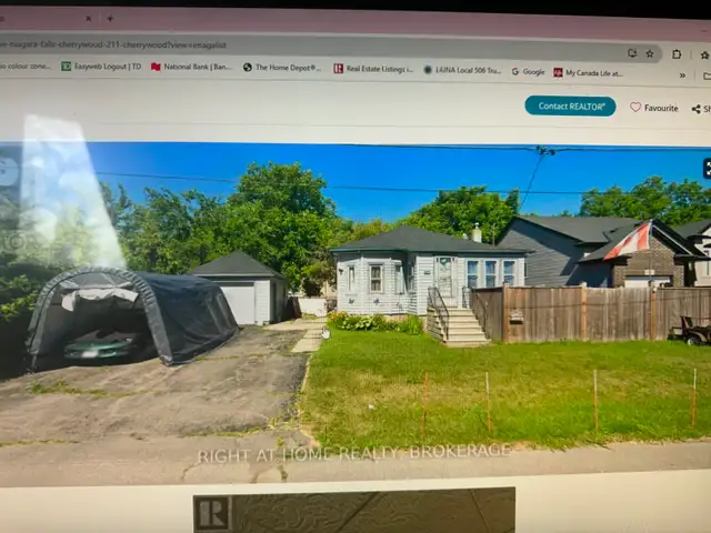 2 Bedroom House For Rent North End Niagara Falls with Garage