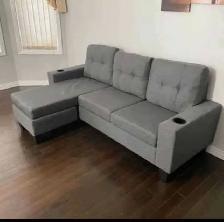 New L Shaped 3 Seater Sofa For Sale-Free Delivery