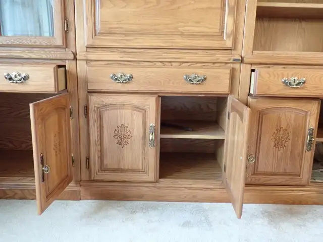 3 Piece Oak Wall Unit - Photo 7