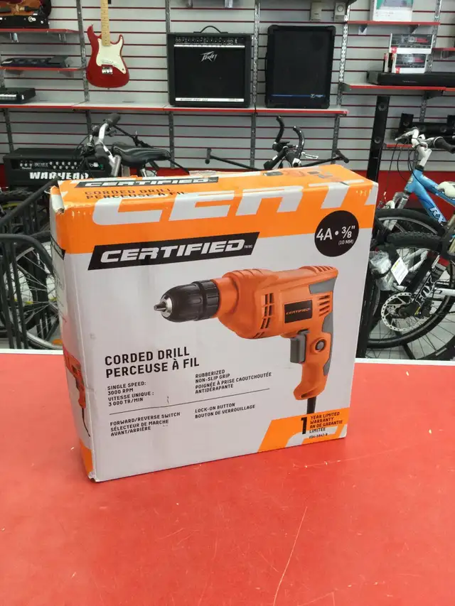 Perceuse à fil Certified