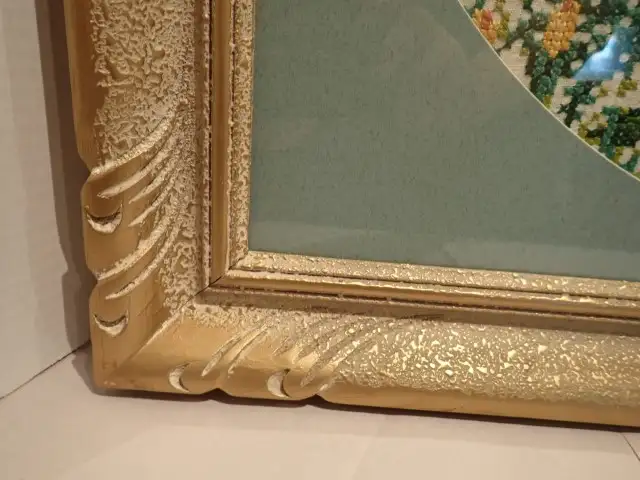 MCM Cross Stitched Framed Wall Art - Photo 7