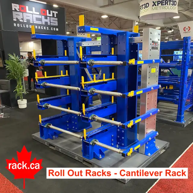 Rollout Rack Rack Storage Systems / pallet racking / cantilever