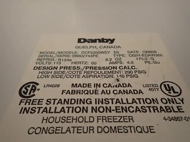 Danby Chest Freezer - Photo 6
