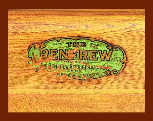 ANTIQUE OAK ICE BOX COCKTAIL BAR CABINET - Photo 4