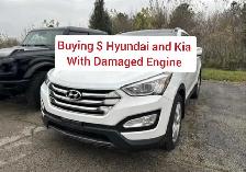 Buying $ Hyundai and Kia ( has blown engine )