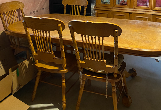 dinner table 6 chairs - Photo 2