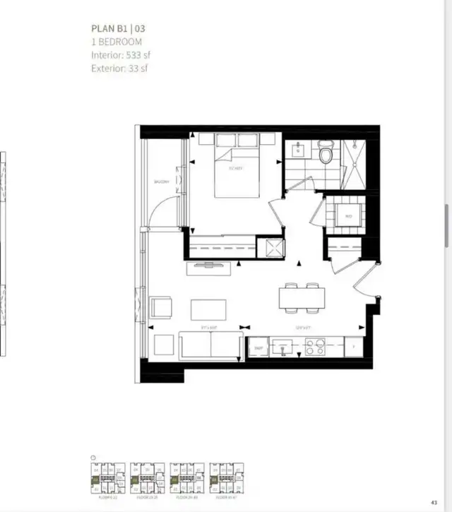 Bloor and Sherbourne 1 Bed 1 Bath Burke Condo Available for Rent - Photo 12