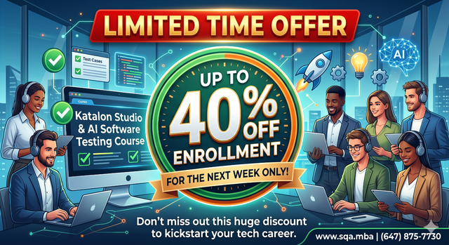 Up to 40% OFF THIS WEEK: Live Online QA Automation Training