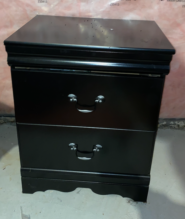 black night table