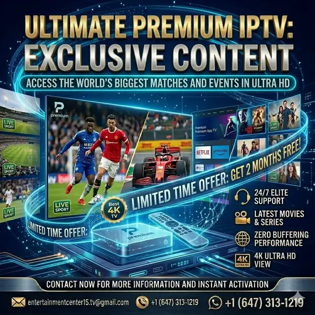 FASTEST 4K I.P.T.V. SETUP -- FREE TRIAL