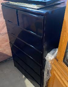 black dresser