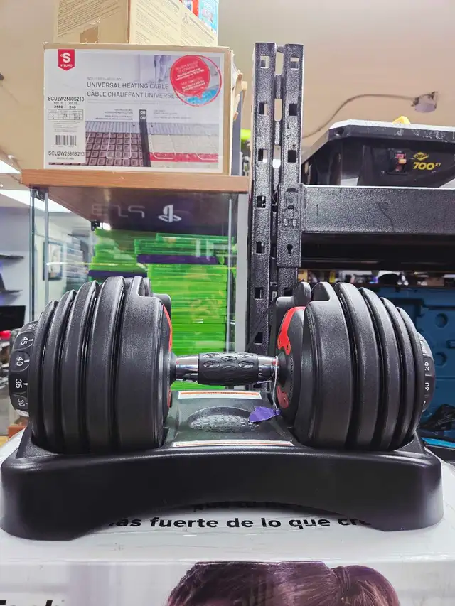 Haltères ajustables 5LBS a 52.5LBS