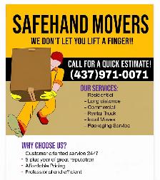 MOVING SERVICES ☎️ 437-971-0071 ☎️