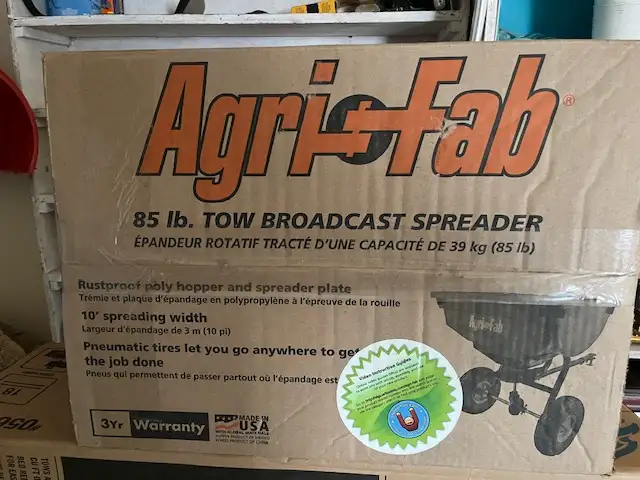 Brand New Tow-Behind Lawn Dump Cart and Spreader - Never Opened - Photo 3