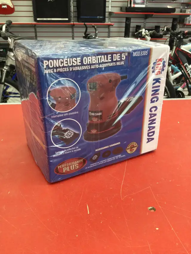 Ponceuse orbital King Canada