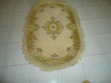 OVAL AREA RUG - 100% WOOL