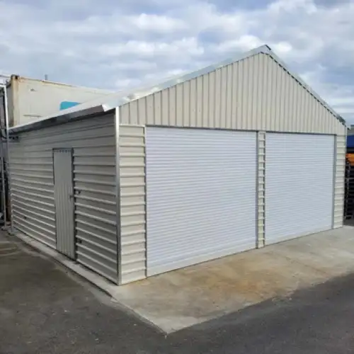 Grand abri de garage en acier robuste de 21 x 19 pieds