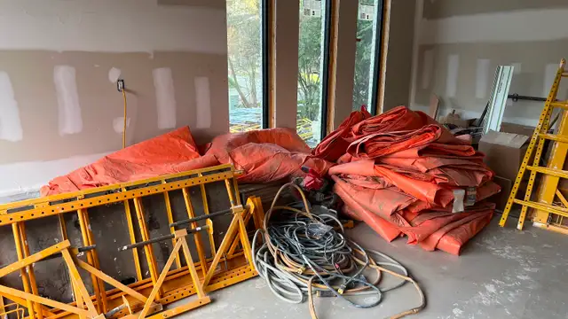 Construction Fencing and Foundation Tarp Cover sale