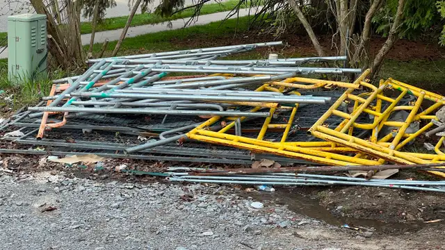 Construction Fencing and Foundation Tarp Cover sale - Photo 2