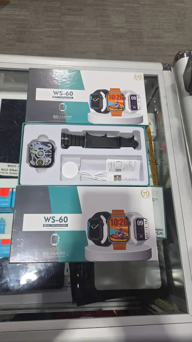 WS-60 Smart Watch (2-in-1 / Twin Plus One)