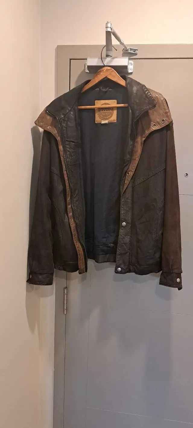 leather coat