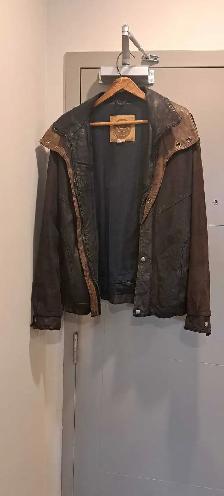 leather coat