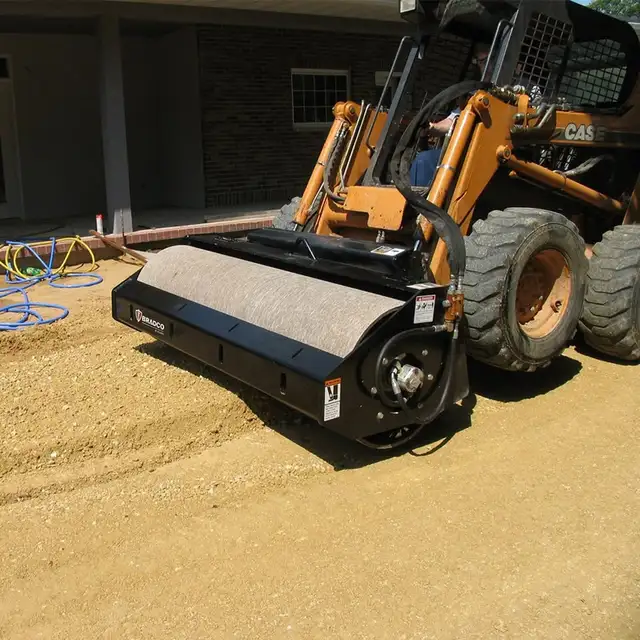 Rouleau compacteur de sol pour chargeuse compacte de 72 pouces