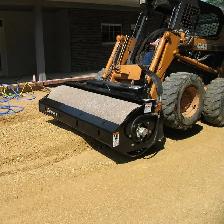 Rouleau compacteur de sol pour chargeuse compacte de 72 pouces