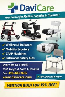 DaviCare — Your Trusted Medical Supply Store in Toronto!