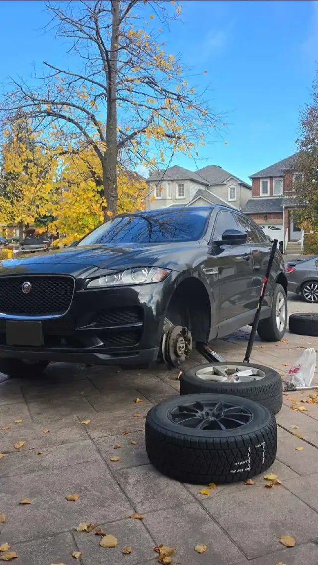 seasonal tire change on your driveway - Photo 2