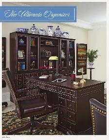 SOLID WOOD BOOKCASE W/ CABINET – BOMBAY – 6FT – COGNAC – STORAGE - Photo 8