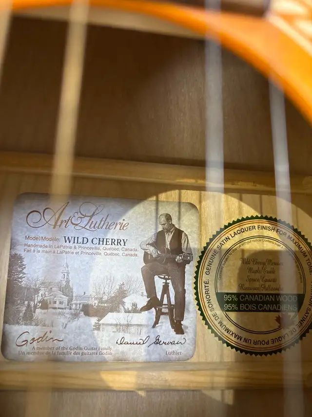 Art Lutherie Wild Cherry Acoustic - Photo 2