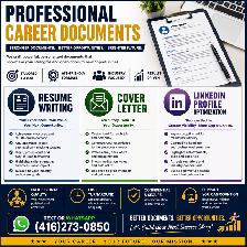 JOB WINNING RESUME WRITING, COVER LETTER, LINKEDIN PROFILE